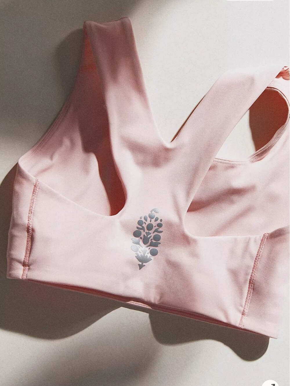 FP Movement by Free People Soft Blush Pink Seamless Racerback Sports Bra